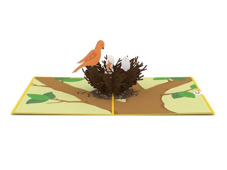 Birds Nest 3D Card Online now