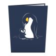 Penguin Family 3D card Sale