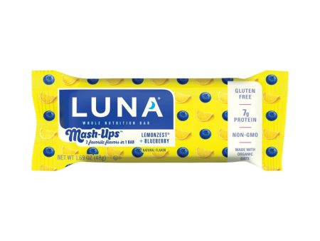 LUNA Mash-Ups Nutrition Bar - LemonZest + Blueberry Discount