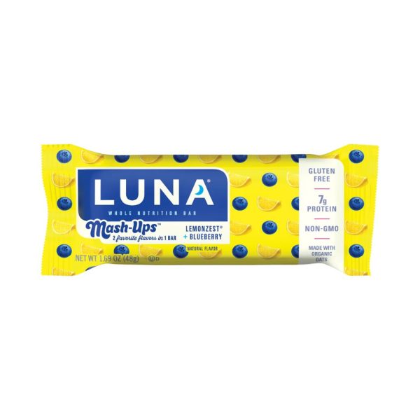 LUNA Mash-Ups Nutrition Bar - LemonZest + Blueberry Discount