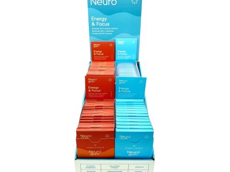 Neuro Energy & Focus Mints + Gum (48 pack + Display) Online Sale