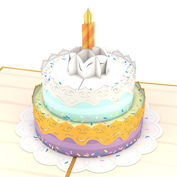 Happy Birthday Cake 3D card Online now