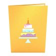 Happy Birthday Cake 3D card Online now