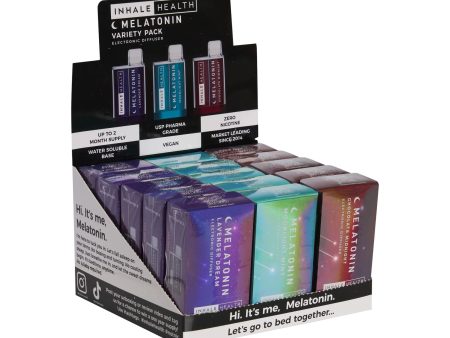 Inhale Health Melatonin Variety Pack (15-Pack Display Box) Sale