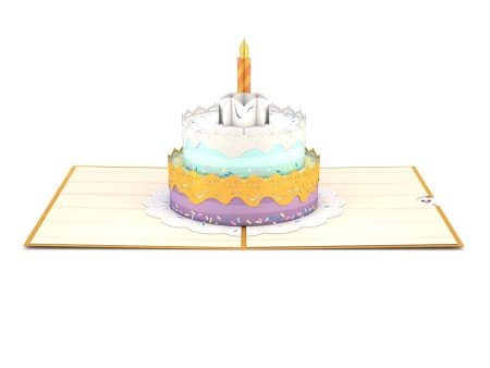 Happy Birthday Cake 3D card Online now