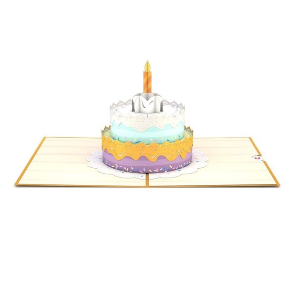 Happy Birthday Cake 3D card Online now