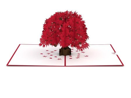 Japanese Maple 3D card For Sale