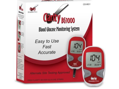 Clarity BG1000 Blood Glucose Monitoring System Sale