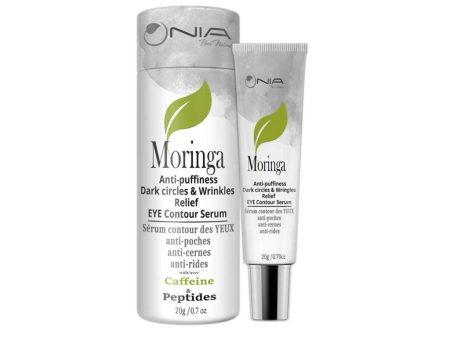 Sérum Contour des Yeux Moringa avec Caféine & Peptides Supply