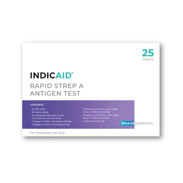 Indicaid™ Rapid Strep A Antigen Test Sale