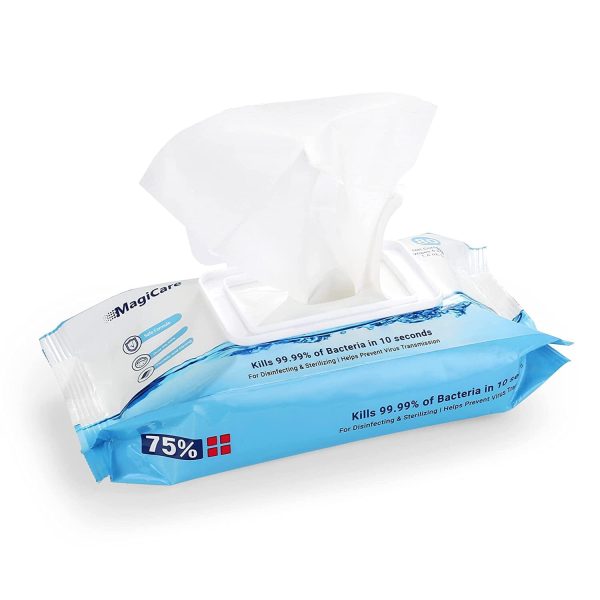 MagiCare 75% Alcohol Sanitizing Wipes (80ct) Cheap