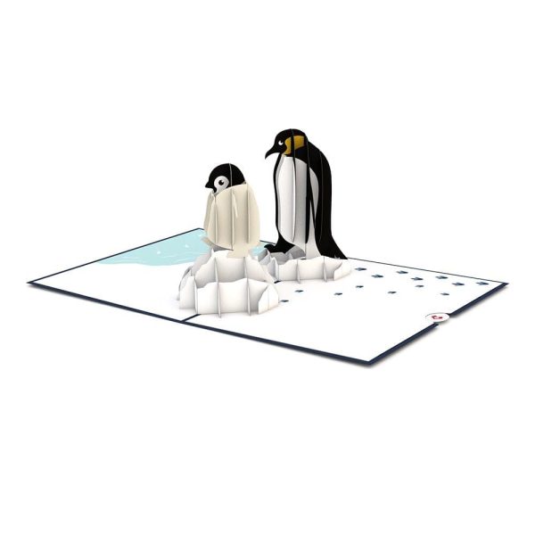 Penguin Family 3D card Sale