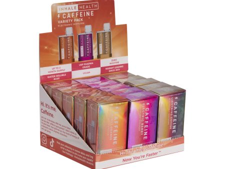 Inhale Health Caffeine Variety Pack (15-Pack Display Box) Discount