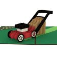 Lawn Mower 3D card Hot on Sale