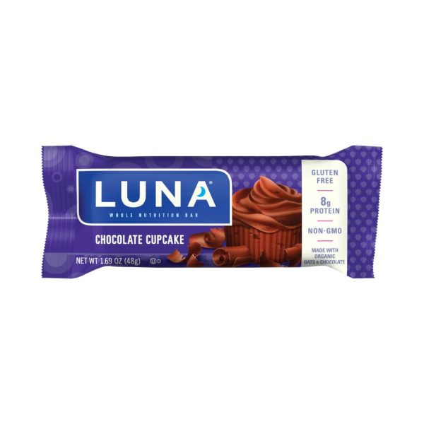 LUNA Nutrition Bar - Chocolate Cupcake Hot on Sale