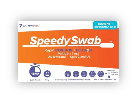 SpeedySwab™ Rapid COVID-19 + Flu A&B Test Fashion