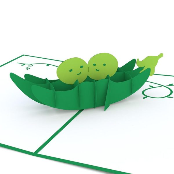 Peas in a Pod 3D card For Cheap