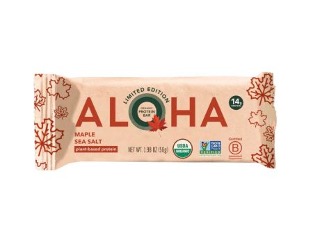 ALOHA Protein Bar - Maple Sea Salt For Sale