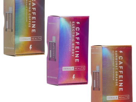 Inhale Health Caffeine Sampler (3-Pack) Online Hot Sale