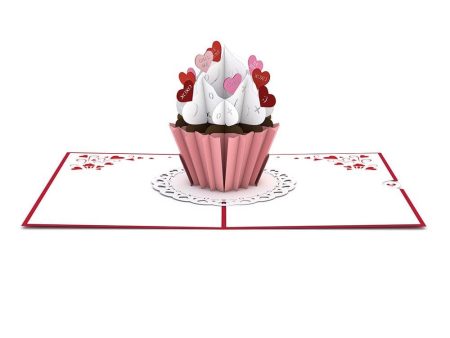 Love Cupcake 3D card Cheap