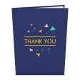 Confetti Thank You 3D card Online