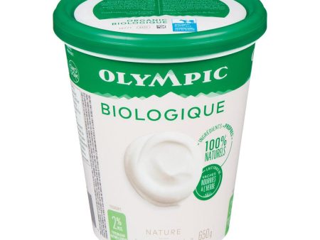 Yogourt Nature Biologique 2% Sale