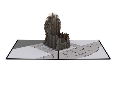 The Iron Throne 3D card Fashion