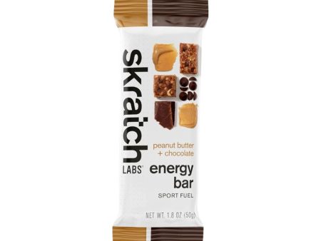 SKRATCH LABS Energy Bar Sport Fuel - Peanut Butter + Chocolate Cheap