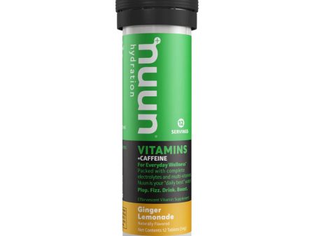 NUUN Vitamins Tablets - Ginger Lemonade + Caffeine For Cheap