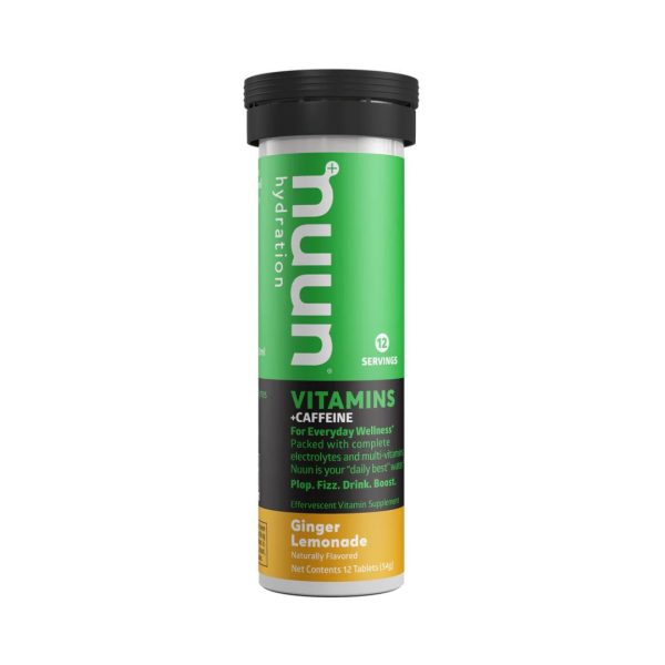 NUUN Vitamins Tablets - Ginger Lemonade + Caffeine For Cheap