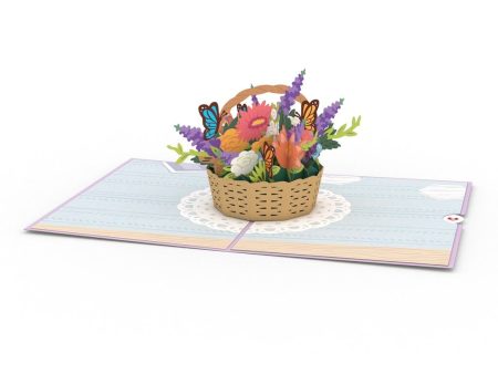 Flower Basket 3D card Online Hot Sale