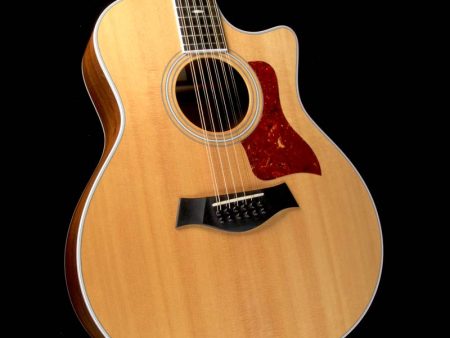 Used 2012 Taylor 456ce 12-String Grand Symphony Acoustic Guitar Natural Fashion