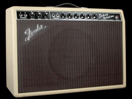 Fender Limited Edition ‘65 Deluxe Reverb Guitar Combo Amplifier Tan Oxblood Weber Alnico Online Sale