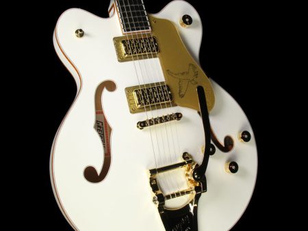 Used Gretsch G6636T Players Edition White Falcon Double-Cut Electric Guitar with Bigsby For Sale