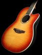 Used Ovation CC28 Super-Shallow Cutaway Celebrity Acoustic Electric Guitar Honey Burst Flame Cheap