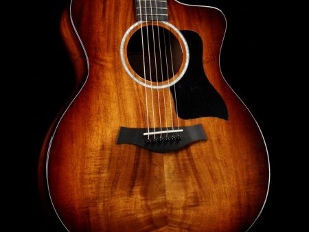 Taylor 224ce-K DLX Koa Grand Auditorium Acoustic Shaded Edgeburst Hot on Sale