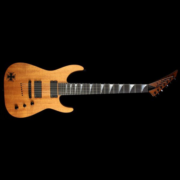 Used 2014 Jackson Custom Shop SL2-7 Mahogany Soloist 7-String Electric Guitar Natural Oil Supply